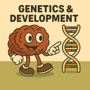 Cartoon Brain Mascot