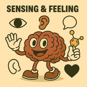 Cartoon Brain Mascot