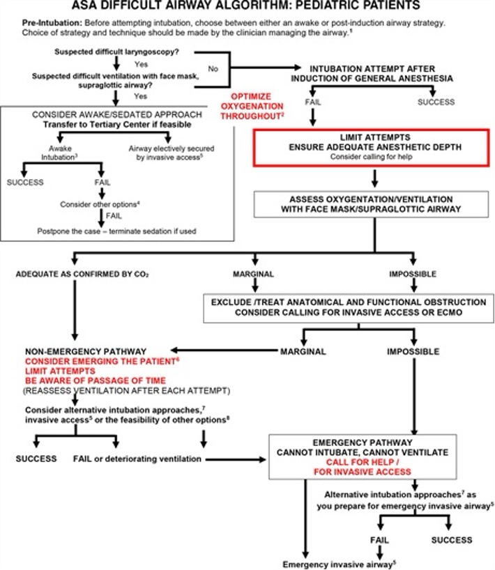 ASA Difficult Airway Algorithm