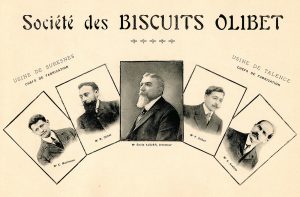 Advertisement for a bisket company.